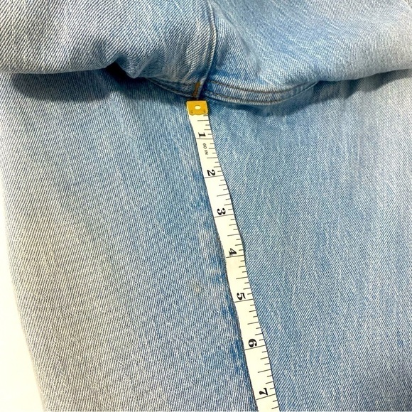 Madewell Jeans Size 26 The High Rise Slim Crop Boyjean Dumas Wash Ripped Edition - Picture 15 of 16